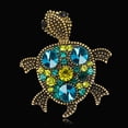 thumbnail image 4 of Mar Animal Tortoise Crystal Brooch Badge Jewelry - Sunnimix Pin de broche de tortuga, 4 of 8