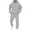 01 Light Gray, variant on Mens 2 Piece Set Sweatsuit Spring Hoodies and Sweatpants Sets Jogging Workout Athletic Tracksuit Beige M