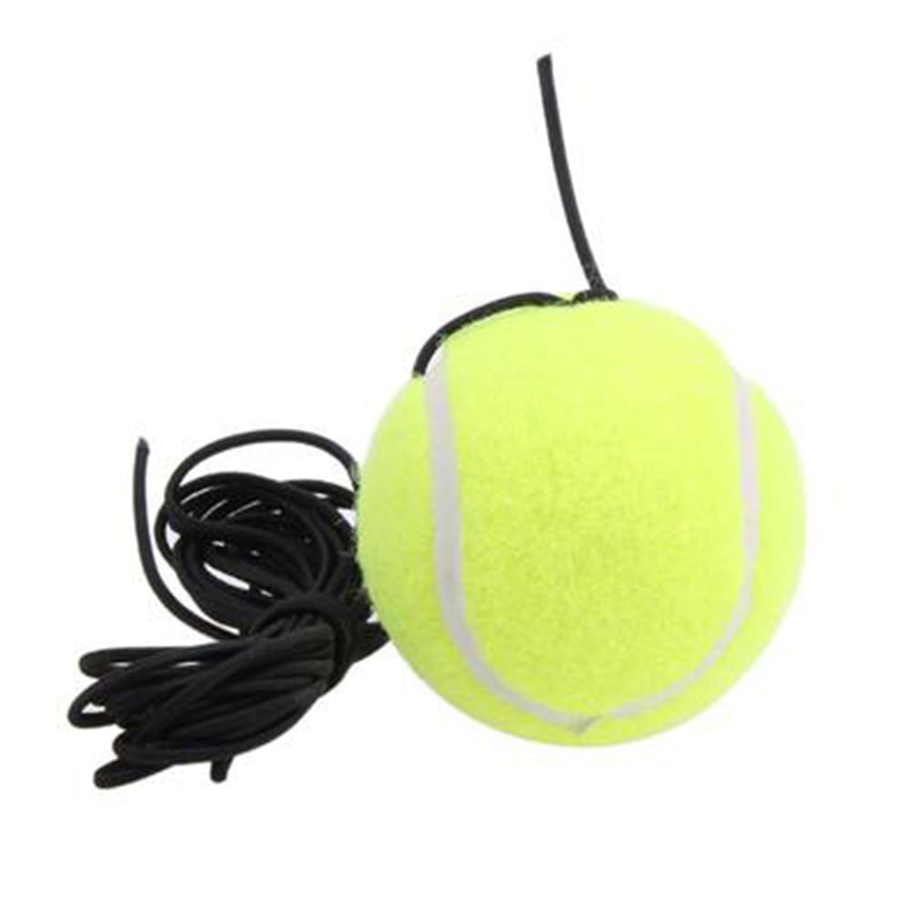 Rubber Tennis Balls Trainer Tennis Ball with String Replacement Drill Trainer 