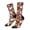 2 Black-2, variant on Flower Bunny Print Adult Socks for Men & Women,Calf Socks, Ankle Socks,Boots Socks,Breathable Casual Sock,Unisex Crew Socks