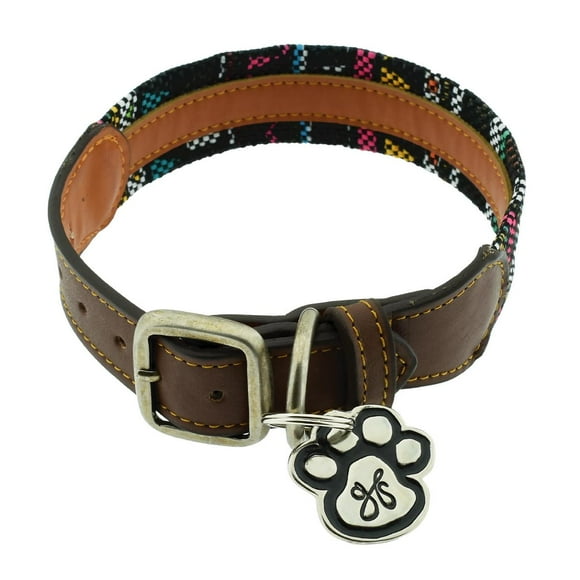 Collar para Perro básico con Placa MODELO 10 Talla XS multicolor S GS PETS GMS010