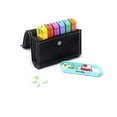 thumbnail image 3 of Guardurnaity Caja organizadora de almacenamiento para pastillas, estuche portátil para el cuidado de la salud, contenedor para tabletas, bolsas, Ayudas para vestirse con gancho de botón, 3 of 6