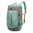thumbnail image 1 of Mochila Informal Malubero Deportiva Verde Con Gris Malu1900, 1 of 3