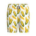 thumbnail image 3 of Picia Corn On The Cob Pajama Shorts for Men, Men's Pajama Bottoms, Sleepwear,Short Pajama Pants-Large, 3 of 9