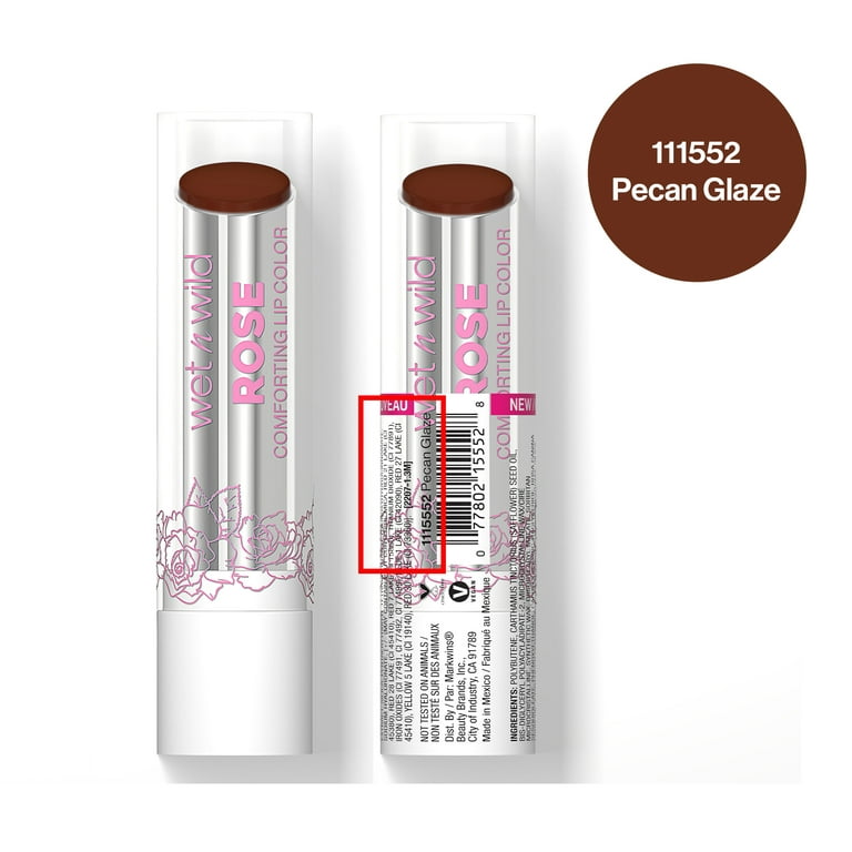 wet n wild Rose Comforting Lip Color - Pecan Glaze - Walmart.com