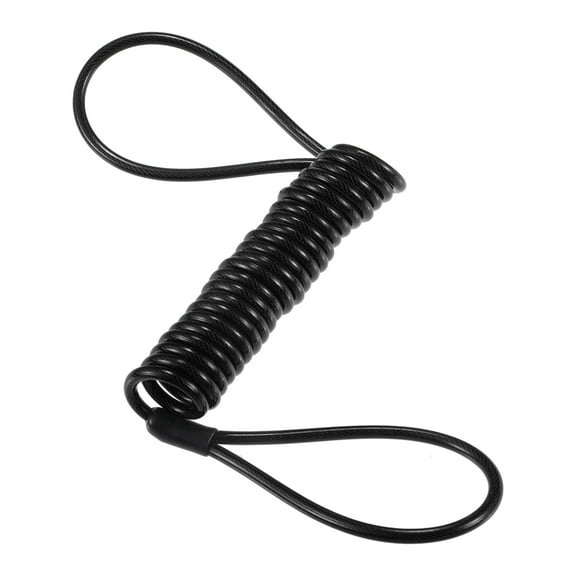 1 Pcs Black Motorcycle Disc Lock Cable Universal Anti-theft Wheel Lock Replacement