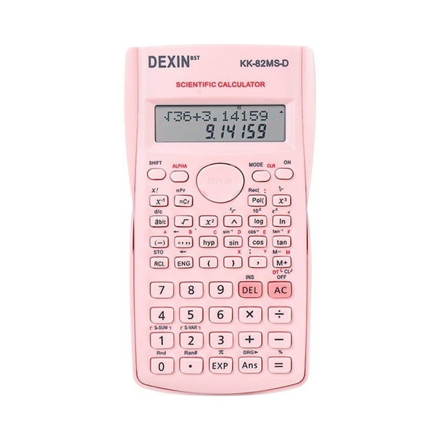 Calculators For Students 12-Digit Dual-Line Display Scientific Calculator with Multifunction Learning Features for Primary Secondary and College Use