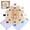 Mexican Train Dominoes Accessories, variant on Fugocen Wood Domino Racks Set of 8 Trays Holders for Mexican Train, Chicken Foot 7.5"