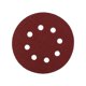 thumbnail image 2 of Almohadillas de pulido de 125 mm Discos de lijado rojos Papeles de lija de grano 8 (100#), 2 of 3