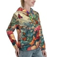 thumbnail image 6 of Haiem Butterflies In Blooming Garden for Men's Fashion Hoodies & Sweatshirts with Kangaroo Pocket,Hooded Sweatshirt with Eye-catching Drawstrings-XX-Large, 6 of 7