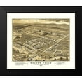 thumbnail image 2 of Richards 23x20 Black Modern Framed Museum Art Print Titled - Salmon Falls New Hampshire - Richards 1877, 2 of 5