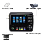 V10 Finder Pro Satellite TV Finder Meter 4.3 DVB-S/S2/S2X/T/T2/C/H.265+AHD(8MP) PK ST-5150 V8 Finder Pro 2