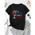 thumbnail image 2 of Camiseta deportiva informal y sencilla de manga corta con cuello redondo y estampado de copos de nieve para mujer, cómoda para vacaciones de verano. Camiseta deportiva de ocio., 2 of 7