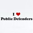thumbnail image 2 of CafePress - I Love Public Defenders Infant Bodysuit - Baby Light Bodysuit, Size Newborn - 24 Months, 2 of 4