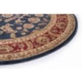 thumbnail image 5 of Sensation Transitional 5' x 7' Oval Navy and Beige Polypropylene Indoor Area Rug, 5 of 7