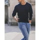thumbnail image 5 of Jersey de cuello redondo para hombre Jersey de punto Jersey de invierno de punto fino para hombre (XXXL), 5 of 5