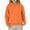 B-1326Orange, variant on MEZZALL Girls Long Sleeve Solid Color Hooded Sweatshirt Pullover Tops Kids Tweens Casual Comfortable Hoodie Cozy Child Clothes