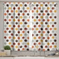 thumbnail image 2 of Ambesonne Basketball Valance & Curtain, Earthen Toned Balls, 55"x24", Multicolor, 2 of 6