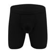 thumbnail image 3 of Wancir Men Solid Color Compression Shorts Stretchy Knee Length Sport Active Shorts Gym Workout Underwear, 3 of 3