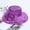 Purple, variant on Women's Church Derby Dress Fascinator Bridal Cap British Tea Party Wedding Hat