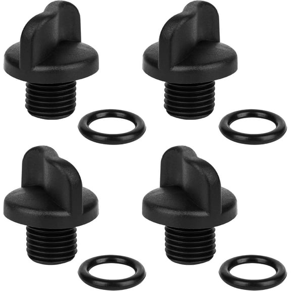 R0446000 Pool Pump Drain Plug with O-Ring, Pool Filter Drain Plug Pipe Plug for Jandy Zodiac Filter Pumps, Polaris Booster Pump & Water Purification System Replacement Accessories 4 Pack