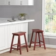 thumbnail image 4 of Hillsdale Furniture Morena Wood Backless Counter Height Stool Deep Red, 4 of 8
