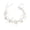 White, variant on SmartBy Fairy Girl Headband Bright Color Imitation Pearls Flower Decor Princess Hair Hoop Party Crown Hair Accessory