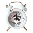 thumbnail image 1 of Reloj Despertador Pequeño Silencioso De Escritorio, Sin Tictac, Funciona con Pilas, Reloj De Vidrio De Alta Definición con Movimiento De Cuarzo, Adecuado para Dormitorio, Sala De E, 1 of 5