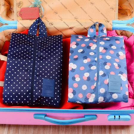 

HYDa Printing Portable Waterproof Travel Shoes Underwear Storage Bag Pouch Holder