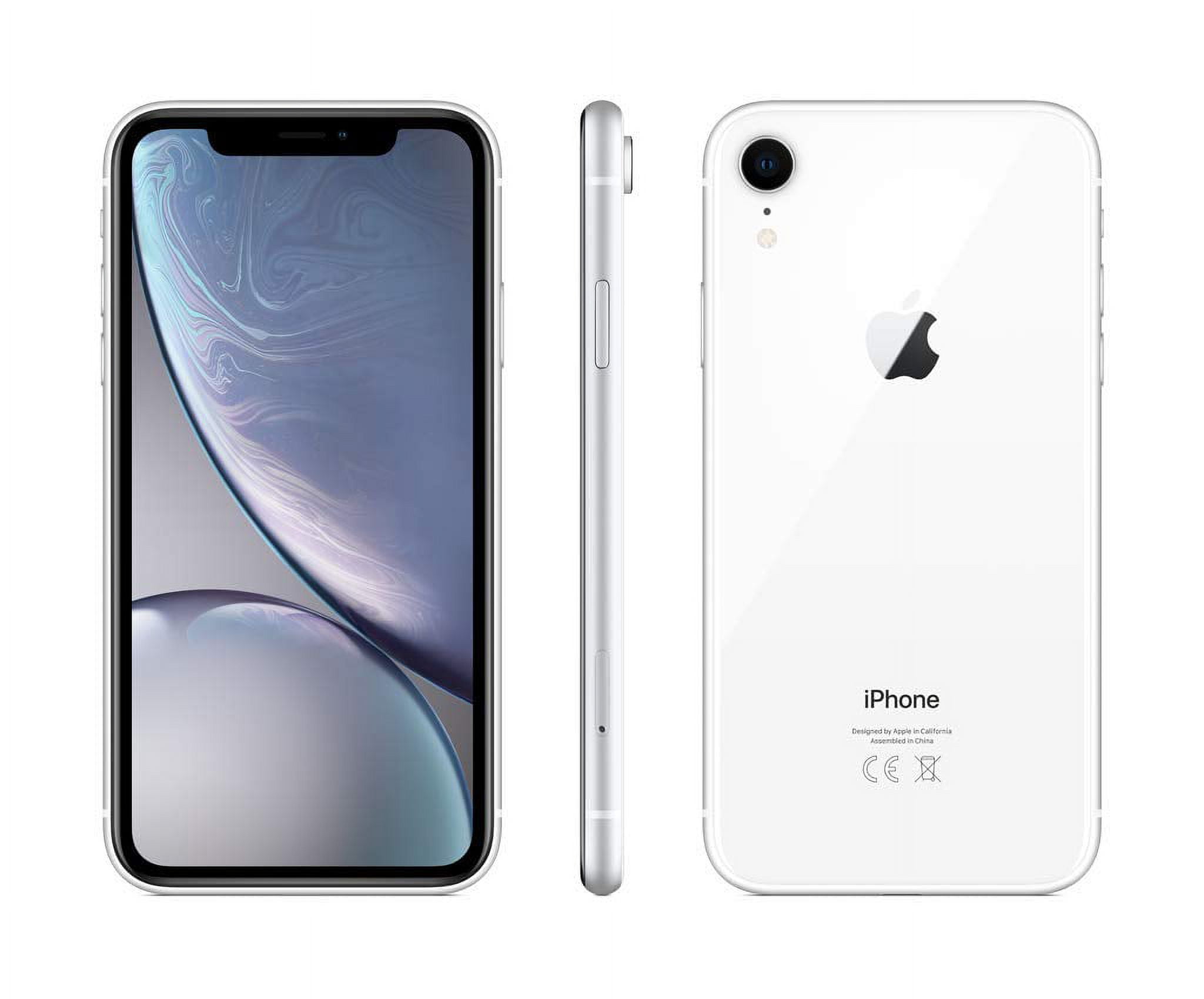 Restored Apple iPhone XR - Carrier Unlocked - 64 GB White
