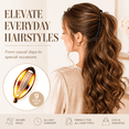 thumbnail image 4 of 9PCS Banana Hair Clips Classic Hair Comb Banana Clips Ponytail Hair Holder for Women Girls, 3 Styles, 4 of 7