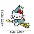 thumbnail image 1 of Cartoon Cute KT Cat Hello Kitty Applique For DIY Sew on Child Clothes jacket Hat Ironing Patches Jeans Embroidered Sticker FGS, 1 of 7