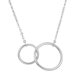 thumbnail image 3 of Personality Double Ring Necklace Clavicle Chain Mother And Daughter Necklace---Product code 50153, 3 of 5