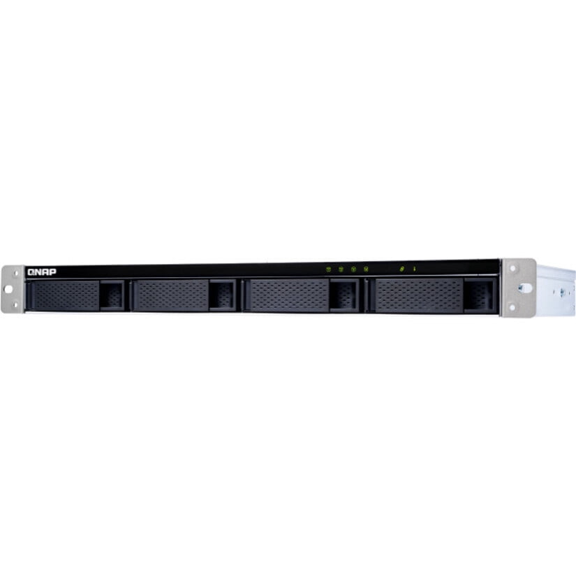 QNAP TL-R400S Drive Enclosure SATA/600 - Mini-SAS Host Interface - 1U Rack-mountable - 4 x HDD Supported - 4 x SSD Supported - 4 x Total Bay - 4 x 2.5"/3.5" Bay