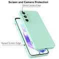 thumbnail image 4 of Galaxy A16 5G Case, Takfox Samsung Galaxy A16 5G 6.7" Basic Case [Frosted] Shockproof Case Liquid Silicone Gel Rubber Soft TPU Anti-slip Bumper Thin Matte Slim Phone Case Covers,Mintgreen, 4 of 10