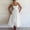 B100 White Plus Size Summer Dresses Clearance Under $5, variant on Xqxayjr Summer Spring High Waist Aline Swing Maxi Long Swing Pleated Dresses for Women Homecoming Dresses Casual Spaghetti Strap Scoop Neck Boho White Dresses Clothes