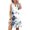 White, variant on Lenago Summer Dresses for Women Plus Size Summer Fashion Printed Round-Neck Sleeveless Pullover Dress Beach Tank Summer Dresses on Clearance
