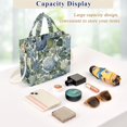 thumbnail image 5 of FORMRS Womens Corduroy Tote Bag Crossbody Shoulder Purse Handbag with Detachable Strap, Watercolor Hydrangeas Pattern, 5 of 7