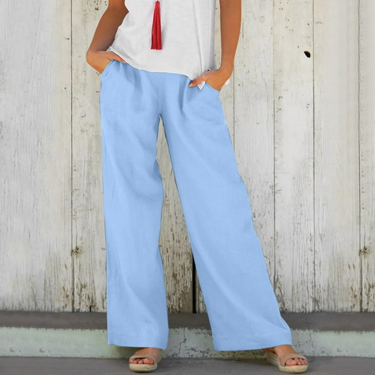 Palazzo Pants with Pockets for Women - Many Colors and Prints