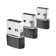 thumbnail image 5 of 3 adaptadores USB 3.1 Tipo-C a USB 2. Plug and Play, hembra a macho para transmisión de datos. Negro, 5 of 9