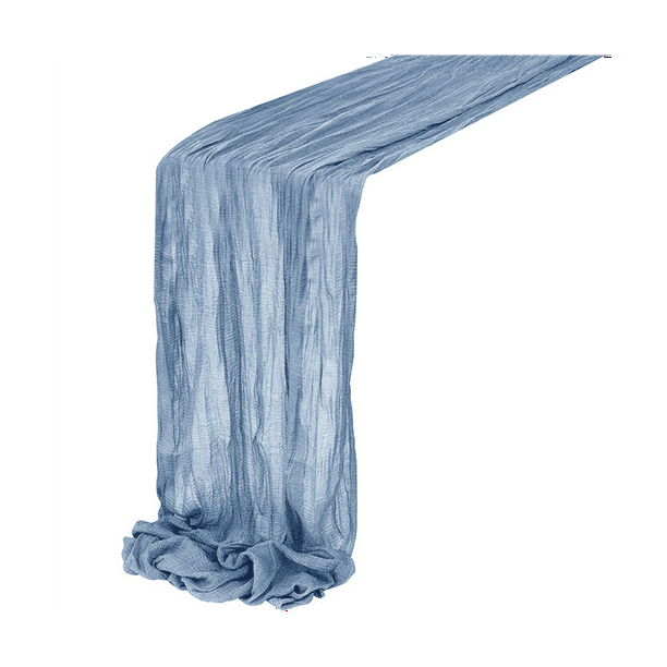 Qtmnekly Cheesecloth Table Runner Boho Gauze Cheese Cloth Table Runner