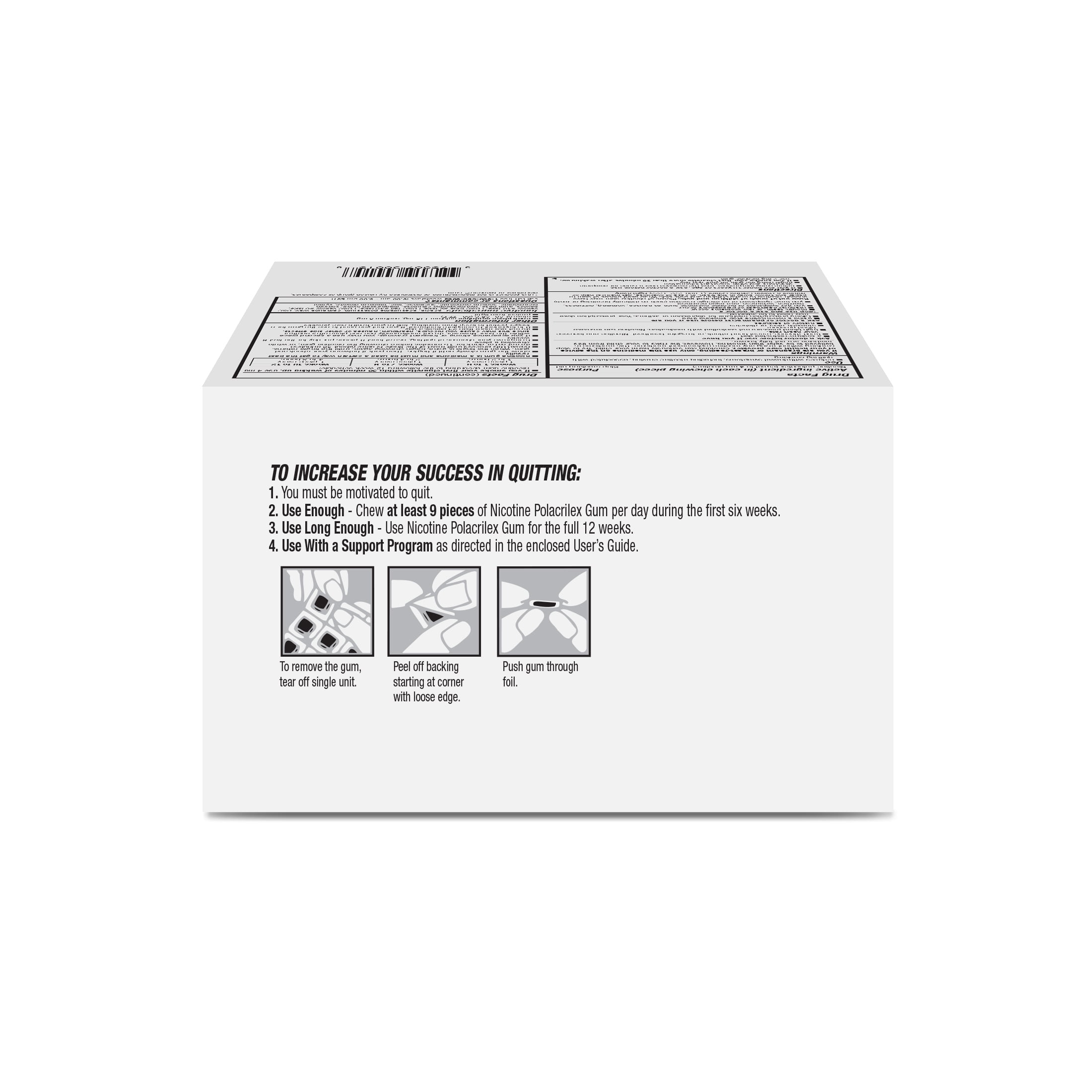 Habitrol Nicotine Gum 4mg Fruit Flavor 150 Count Nicotine Cessation Aid