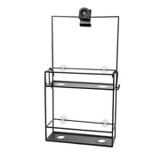 Umbra Cubiko Two Shelf Shower Caddy, Black