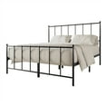 thumbnail image 2 of Castle Place Metal Queen Size Platform Bed, Black, Classic, 2 of 8