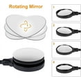 thumbnail image 3 of Bike Rearview Mirror, 2 Wide Angle 360° Rotatable Bike Mirrors, Convex Acrylic Safety Mirrors for 22-30mm Handlebar, 3 of 7