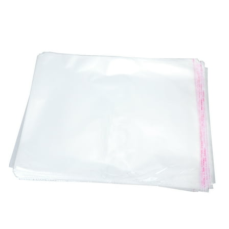HAMPPLIES Clothes Packing Bags Px 100Set Transparent Double Layers