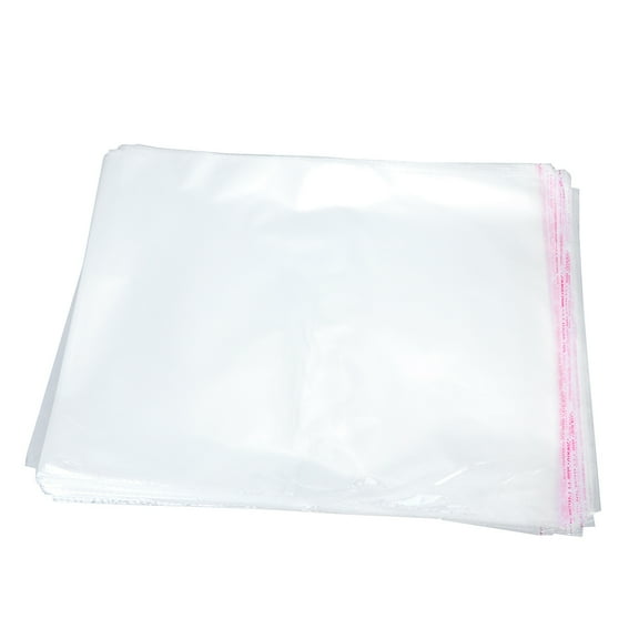 Hemobllo 100Set Clear Shipping Mailers Clothes Storage Pouch Transparent Double Layers Bughproof