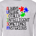 thumbnail image 4 of Inktastic Autism Awareness Acronym Long Sleeve Youth T-Shirt, 4 of 5