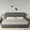 Gray, variant on 4 EVER WINNER Full Bed Frame with Headboard, Boucle Upholstered Platform Bed Frame wiith Rounded Corner, Soft Cloud Bed Frame, No Box Spring Needed, White