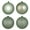 Frosty Mint, variant on Vickerman 6" Frosty Mint 4-Finish Ball Ornament Assortment, 4 per Box